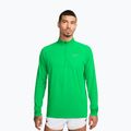 Мъжки суитшърт за бягане Nike Stride 1/4 Zip Dri-Fit green spark