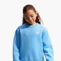 Детски суитшърт Nike Sportswear Club Fleece football blue/white 3