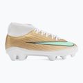 Детски футболни обувки Nike Jr. Mercurial Superfly 11 Club "Kylian Mbappé" metallic gold/green glow 2