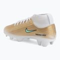 Детски футболни обувки Nike Jr. Mercurial Superfly 11 Club "Kylian Mbappé" metallic gold/green glow 3