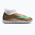 Детски футболни обувки Nike Jr. Mercurial Superfly 11 Academy "Kylian Mbappé" metallic gold/green glow