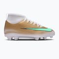 Детски футболни обувки Nike Jr. Mercurial Superfly 11 Club "Kylian Mbappé" metallic gold/green glow