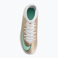 Детски футболни обувки Nike Jr. Mercurial Superfly 11 Club "Kylian Mbappé" metallic gold/green glow 5
