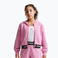 Детски суитшърт Nike Pro Fleece pink rise/pink rise/black/white
