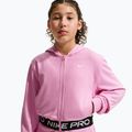 Детски суитшърт Nike Pro Fleece pink rise/pink rise/black/white 3