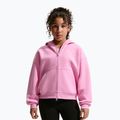 Детски суитшърт Nike Sportswear Studio Fleece pink rise/white