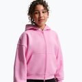 Детски суитшърт Nike Sportswear Studio Fleece pink rise/white 4