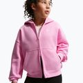 Детски суитшърт Nike Sportswear Studio Fleece pink rise/white 5