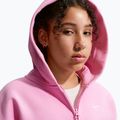 Детски суитшърт Nike Sportswear Studio Fleece pink rise/white 6