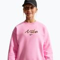 Детски суитшърт Nike Sportswear Studio pink rise 4