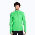 Мъжки суитшърт за бягане Nike Miler Dri-Fit UV 1/2 Zip illusion green