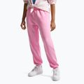Детски панталони Nike Sportswear Studio Fleece pink rise/white