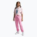 Детски панталони Nike Sportswear Studio Fleece pink rise/white 2