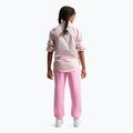 Детски панталони Nike Sportswear Studio Fleece pink rise/white 3