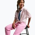 Детски панталони Nike Sportswear Studio Fleece pink rise/white 6