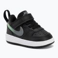 Детски обувки Nike Court Borough Low black/smoke grey/white/illusion green