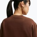 Дамски суитшърт Nike Studio Fleece cacao wow/sail 6