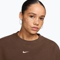 Дамски суитшърт Nike Studio Fleece Medium Weight cacao wow/sail 3