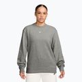 Дамски суитшърт Nike Studio Fleece Lightweight dark grey heather/sail