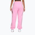 Дамски панталони Nike Studio Fleece pink rise/pink smoke 2