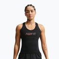 Дамска тренировъчна тениска Nike One black/black/university red/white