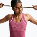 Дамска тренировъчна тениска Nike One pink smoke/pink rise/mystic dates/white 5