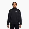 Дамски суитшърт за тренировка Nike Studio Fleece Sport black/university red/white