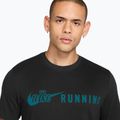 Мъжка тениска за бягане Nike Dri-Fit Running T-Shirt black/bright spruce 3