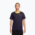 Мъжка тениска за тенис Nike Court Advantage purple dynasty/lemon venom/lemon venom