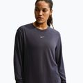 Дамска блуза с дълъг ръкав за  тренировка Nike One Relaxed Dri-Fit gridiron/white 4
