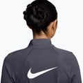 Дамска блуза за бягане с дълъг ръкав Nike Tempo Swoosh Run Dri-Fit 1/4-Zip LS gridiron/white 3