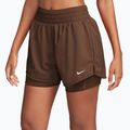 Дамски шорти Nike One Dri-Fit High-Waisted 3" 2In1 cacao wow/white 3