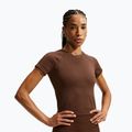 Дамска тренировъчна тениска Nike Pro Seamless Dri-Fit SS cacao wow 4
