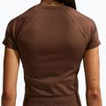 Дамска тренировъчна тениска Nike Pro Seamless Dri-Fit SS cacao wow 5