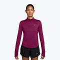 Дамски суитшърт за бягане Nike Swift Dri-FIT UV 1/4-Zip true berry
