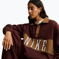 Дамски суитшърт Nike Studio Fleece Medium Weight mystic dates/light british tan/sail 4
