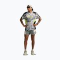 Мъжка тениска за бягане Nike Dri-FIT Printed SS smoke grey/black/light lemon twist 2