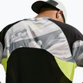 Мъжка тениска за бягане Nike Dri-FIT Printed SS smoke grey/black/light lemon twist 5