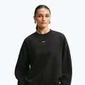 Дамски суитшърт Nike Studio Fleece Medium Weight total black/sail 4