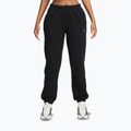 Дамски панталони Nike Studio Fleece total black/sail