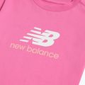 Детска тениска New Balance Jersey Stacked Logo Tee pink satin 8