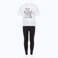 Детски комплект New Balance Floral Shoe Graphic Tee and Legging nb bright white