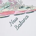 Детски комплект New Balance Floral Shoe Graphic Tee and Legging nb bright white 6