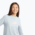 Детски суитшърт New Balance FT Stacked Logo Crew oxford blue 5