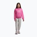Детски суитшърт New Balance FT Stacked Logo Hoodie pink satin 2