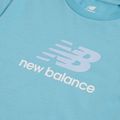 Детска тениска New Balance Jersey Stacked Logo Tee taffy blue 3