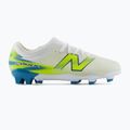 Детски футболни обувки New Balance Furon Team V9 FG white/alkaline green 2
