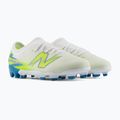 Детски футболни обувки New Balance Furon Team V9 FG white/alkaline green 4