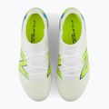 Детски футболни обувки New Balance Furon Team V9 FG white/alkaline green 6
