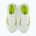Детски футболни обувки New Balance Furon Team V9 TF white/alkaline green 6